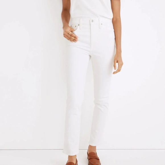 Madewell Denim - High Rise Perfect Vintage Jean in tile white